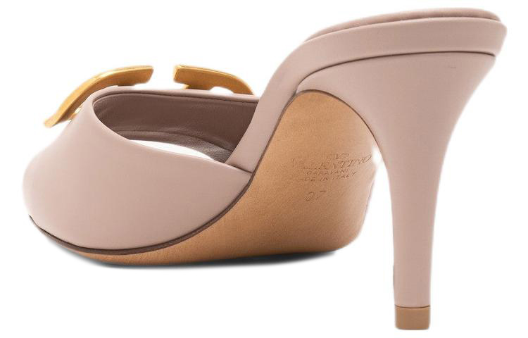 Purchase (W) 발렌티노 핑크 가죽 슬라이드 (Valentino Pink Leather Slide) 1W2S0EL1DSHP45