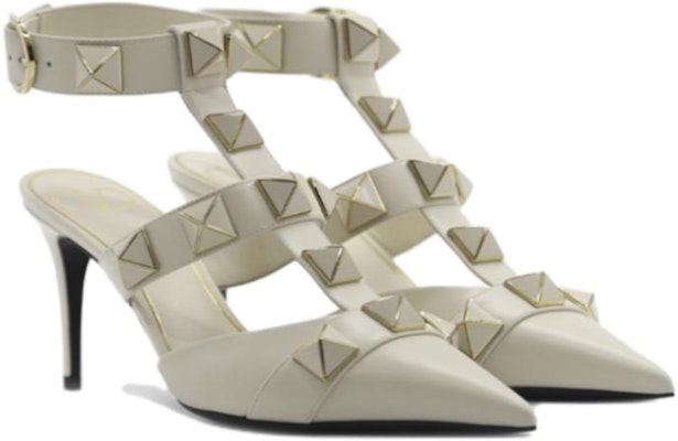 (W) Valentino Kulit Tumit Langsing 8cm 'Kasut Tumit Selesa Putih' XW2S0CB2ZGJI16 Lookbook (W) Valentino Kulit Tumit Langsing 8cm 'Kasut Tumit Selesa Putih' XW2S0CB2ZGJI16