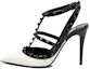 Buy (W) Valentino Kulit Hujung Runcing Tumit Tinggi Buckle 'Hitam' 3W2S0393KYYA81