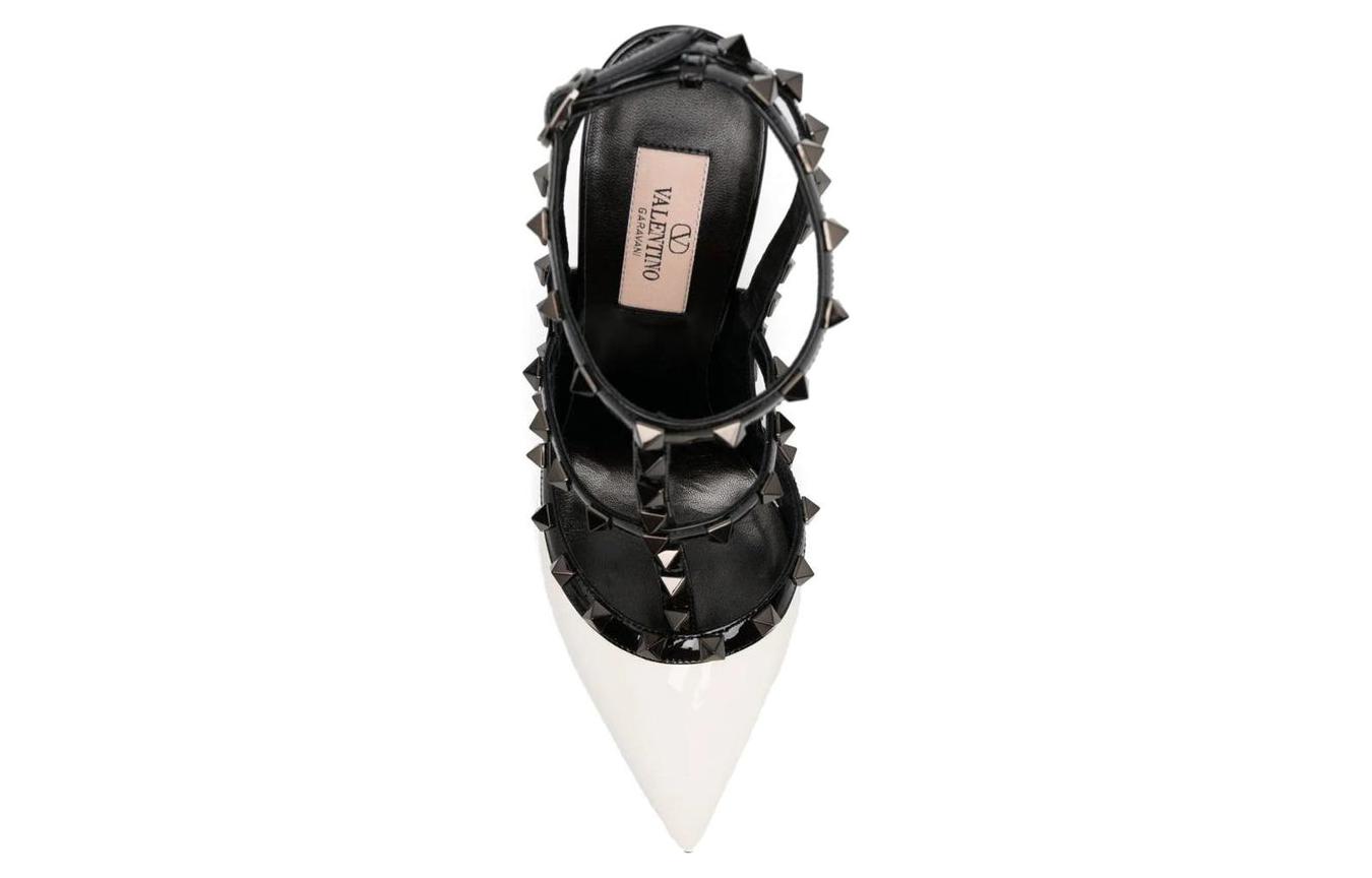 Purchase (Women) Valentino Leather Pointed Toe Buckle Stiletto 'Black' 3W2S0393KYYA81