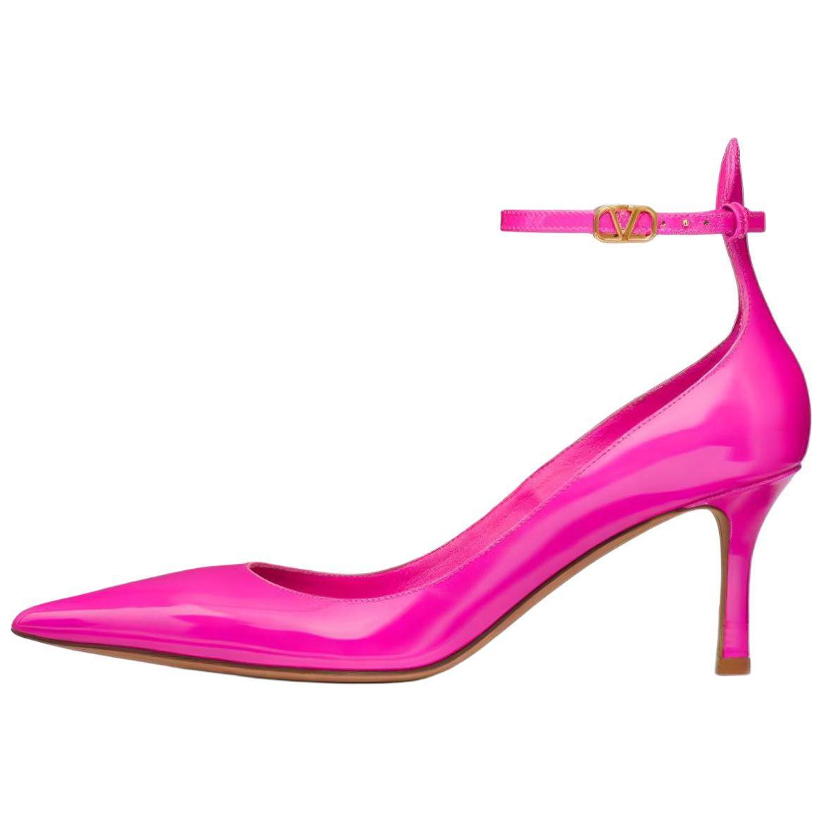 (Women) Valentino Leather Pump 'Pink Buckle' 1W0S0FP1VNEUWT