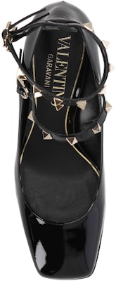 (Women) Valentino Leather Round-Toe Buckle Block Heels 'Black' 2W2S0GJ2HNQ0NO Lookbook (Women) Valentino Leather Round-Toe Buckle Block Heels 'Black' 2W2S0GJ2HNQ0NO