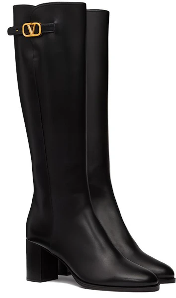 (W) But Kasut Kulit Tinggi Valentino Hujung Bulat Bertumit Tinggi 'Hitam' 3W0S0HY0DSH0NO Lookbook (W) But Kasut Kulit Tinggi Valentino Hujung Bulat Bertumit Tinggi 'Hitam' 3W0S0HY0DSH0NO