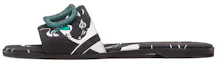Buy (W) Valentino Leren Open Slipper Rond-Neus ''Zwart'' 3W2S0BD5ISYQD7