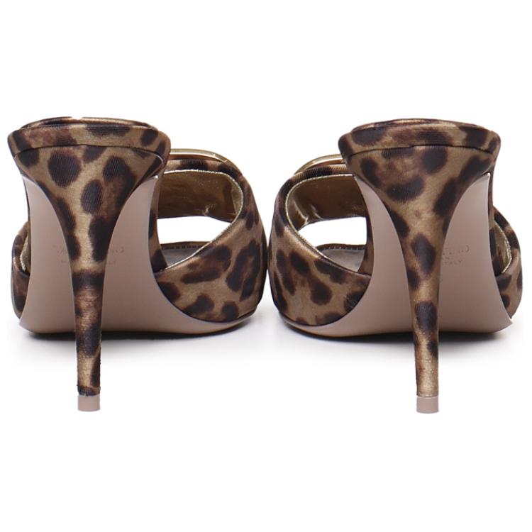 (W) Valentino Leather Round Toe Slip-On 'Brown' 圖 4