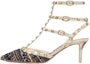 Buy (W) Valentino Stiletto Kulit Hujung Bulat Slip-On 'Biru' 3W2S0375BPPK2D
