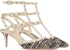 (W) Valentino Stiletto Kulit Hujung Bulat Slip-On 'Biru' 3W2S0375BPPK2D