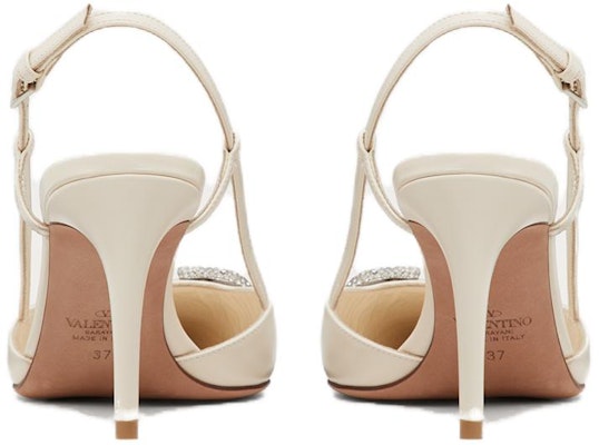 (Women) Valentino Leather Round Toe Slip-On Stiletto 'White' 3W2S0R01ESTIA5 Purchase (Women) Valentino Leather Round Toe Slip-On Stiletto 'White' 3W2S0R01ESTIA5