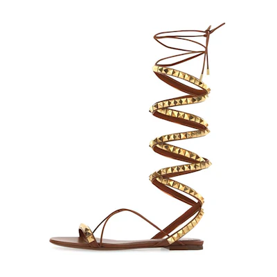 (W) Valentino Leather Sandal 'Brown'