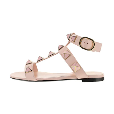 (W) Valentino Leather Sandal 'Pink'