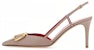 (W) Valentino Sandal Kulit 'Gesper Merah Jambu' 1W2S0R01DSHP45