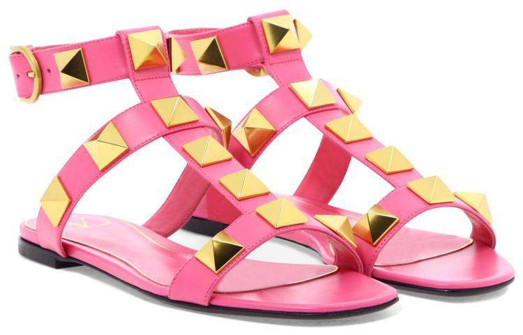 (W) Valentino Leather Sandal 'Pink Fashion' 圖 3