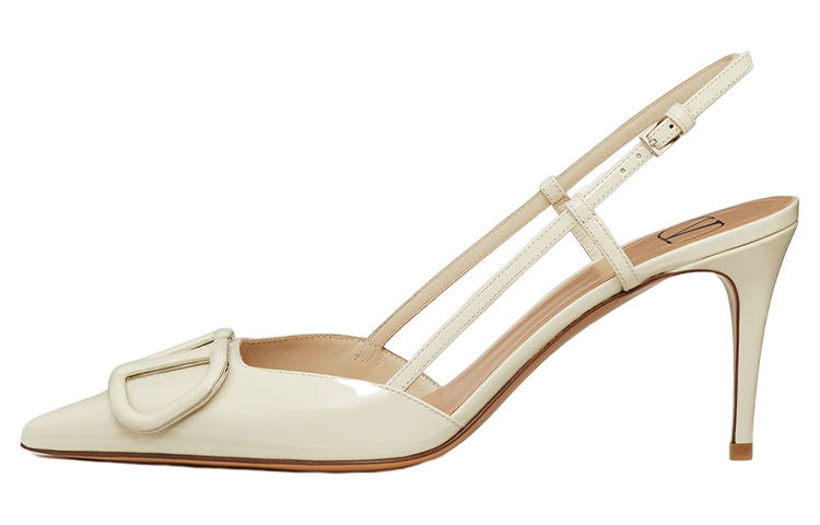 (Women) Valentino Leather Slide 'Beige' ZW2S0R01TMKI16
