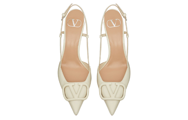 Shop (W) 华伦天奴皮革拖鞋‘米色’ ZW2S0R01TMKI16