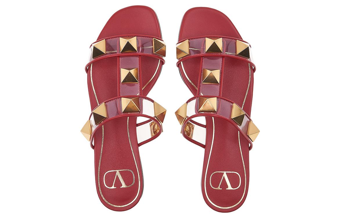 (W) Valentino Leather Slide 'Red' 圖 3