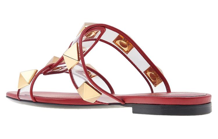 (W) Valentino Leather Slide 'Red' 圖 4