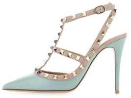 (Women) Valentino Leather Slingback Stiletto 'Green' 2W2S0393VODKJD (Women) Valentino Leather Slingback Stiletto 'Green' 2W2S0393VODKJD