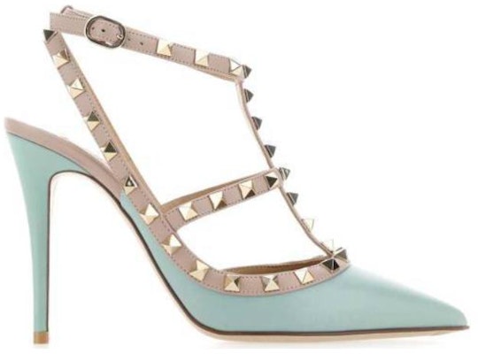 (W) Valentino Kulit Slingback Stiletto 'Hijau' 2W2S0393VODKJD Order (W) Valentino Kulit Slingback Stiletto 'Hijau' 2W2S0393VODKJD