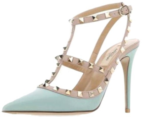(W) Valentino Kulit Slingback Stiletto 'Hijau' 2W2S0393VODKJD Shop (W) Valentino Kulit Slingback Stiletto 'Hijau' 2W2S0393VODKJD