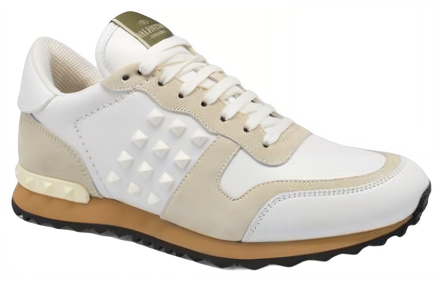 (W) Valentino Leather Sneaker 'White Brown' 圖 2