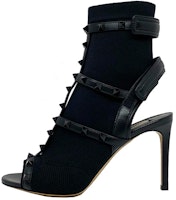 (Women) Valentino Leather Stiletto 'Fashion Sandal Black' RW2S0J85UDI0NO (Women) Valentino Leather Stiletto 'Fashion Sandal Black' RW2S0J85UDI0NO