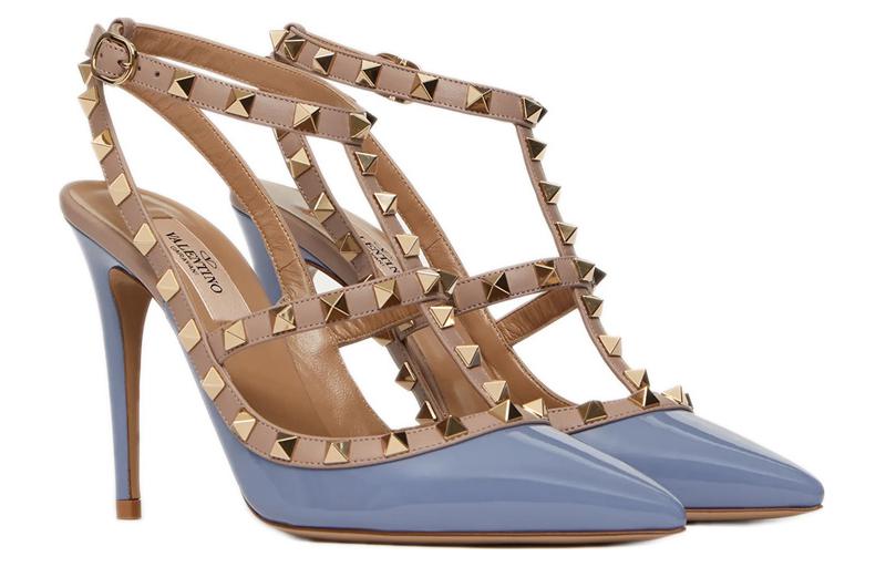 Order (W) Stiletto de Cuero Valentino 'Moda Simple Azul' VW2S0A04VNWLQ7