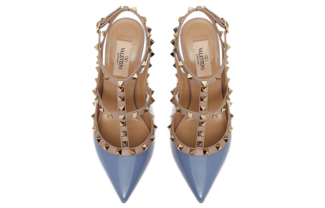 Shop (W) Stiletto de Cuero Valentino 'Moda Simple Azul' VW2S0A04VNWLQ7