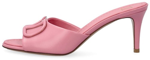 (Women) Valentino Leather Stiletto Slide 8cm 'Pink Fashion' 2W2S0EL1MZFA76 (Women) Valentino Leather Stiletto Slide 8cm 'Pink Fashion' 2W2S0EL1MZFA76