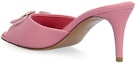 Purchase (Women) Valentino Leather Stiletto Slide 8cm 'Pink Fashion' 2W2S0EL1MZFA76
