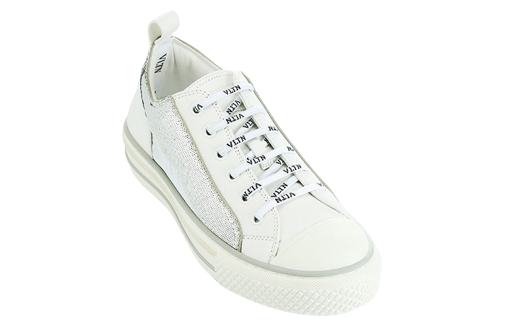 (W) Valentino Low-Top Lace-Up 'Fashion White' 圖 3
