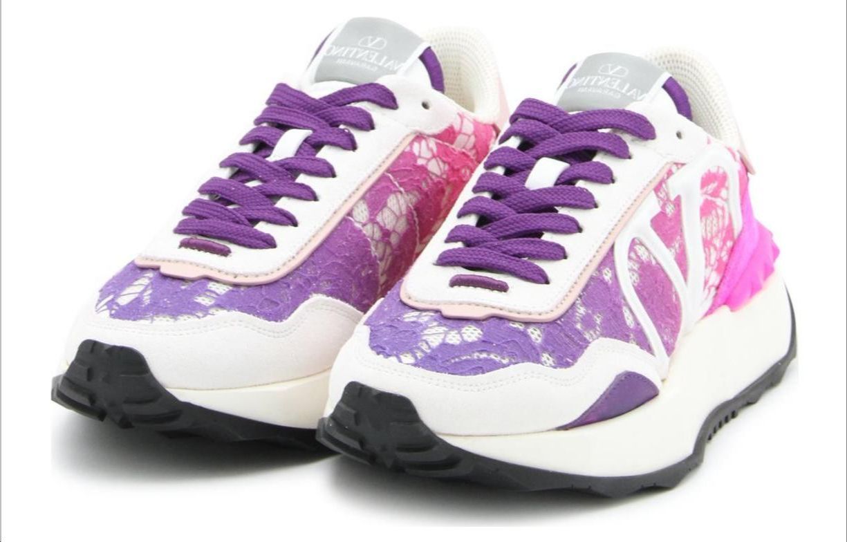 (W) Valentino Low-Top Sneaker 'Pink Purple White' 圖 3