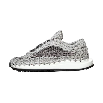 (W) Valentino Low 'Grey Crochet'