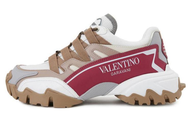 (W) Valentino Low 'White Brown Red'