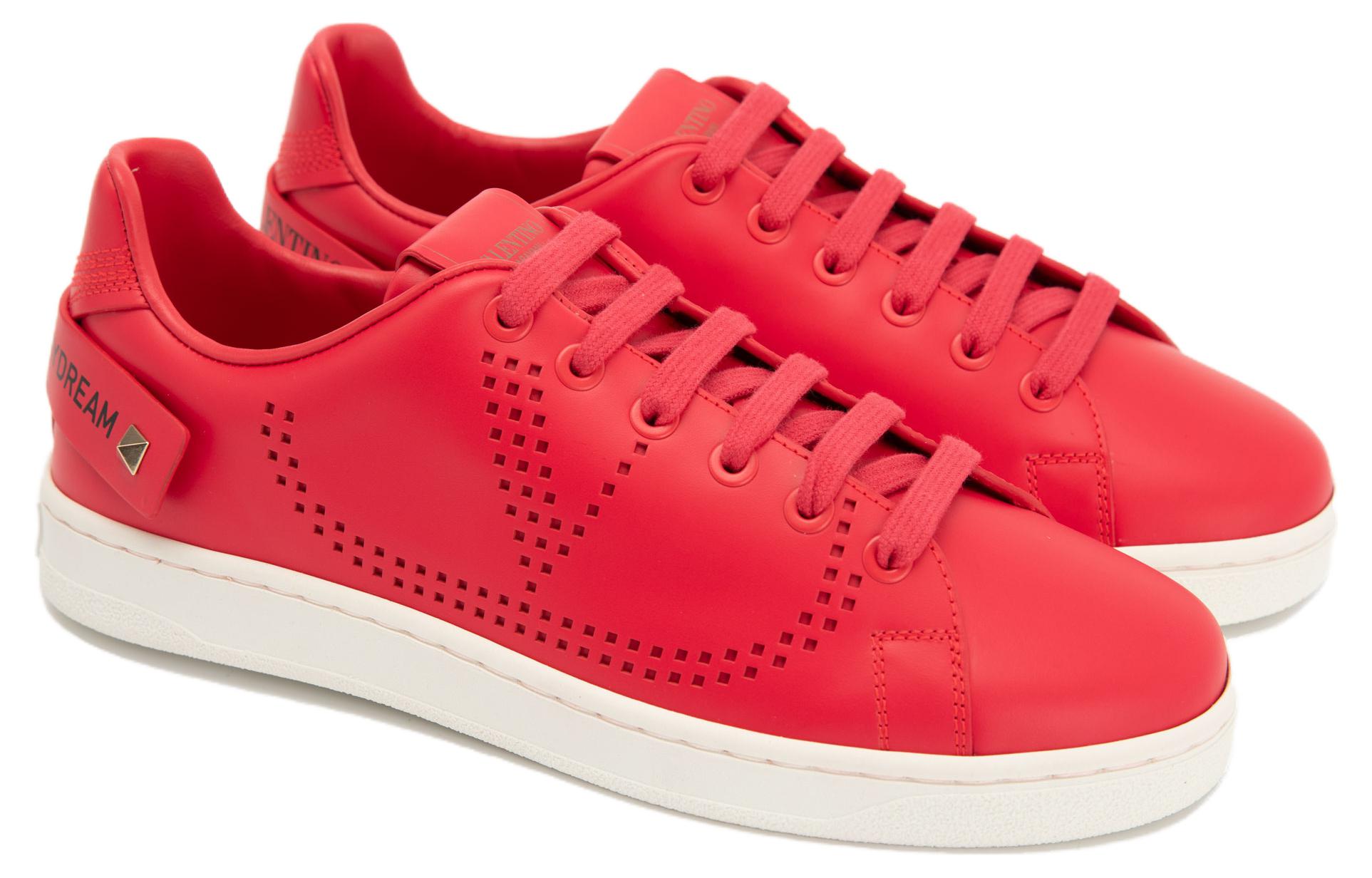 (W) Valentino Low Top Sneaker 'Red Leather' 圖 3