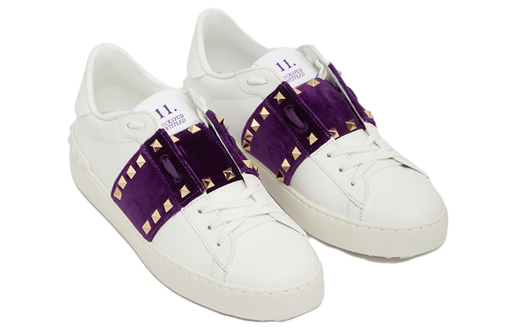 (Women) Valentino Low Top Sneaker 'White Purple' 1W2S0A01VEG43A
