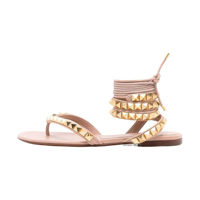 (W) Valentino Napa Leather Sandal 'Pink Fashion'