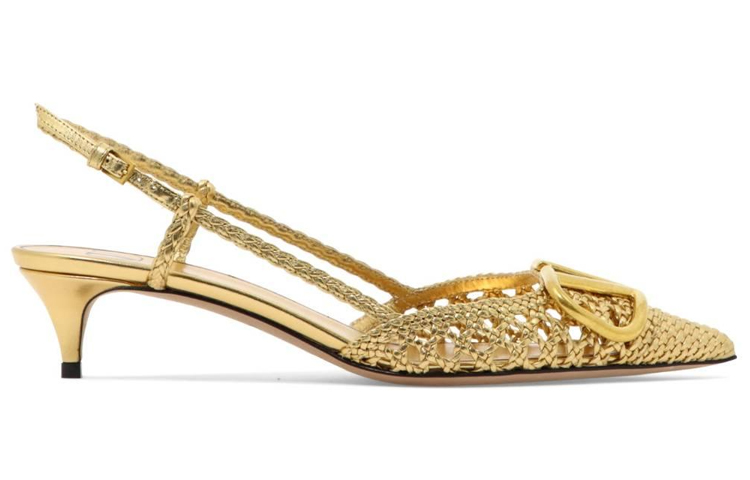(W) Valentino Nappa Leather Pump 'Gold' 圖 2