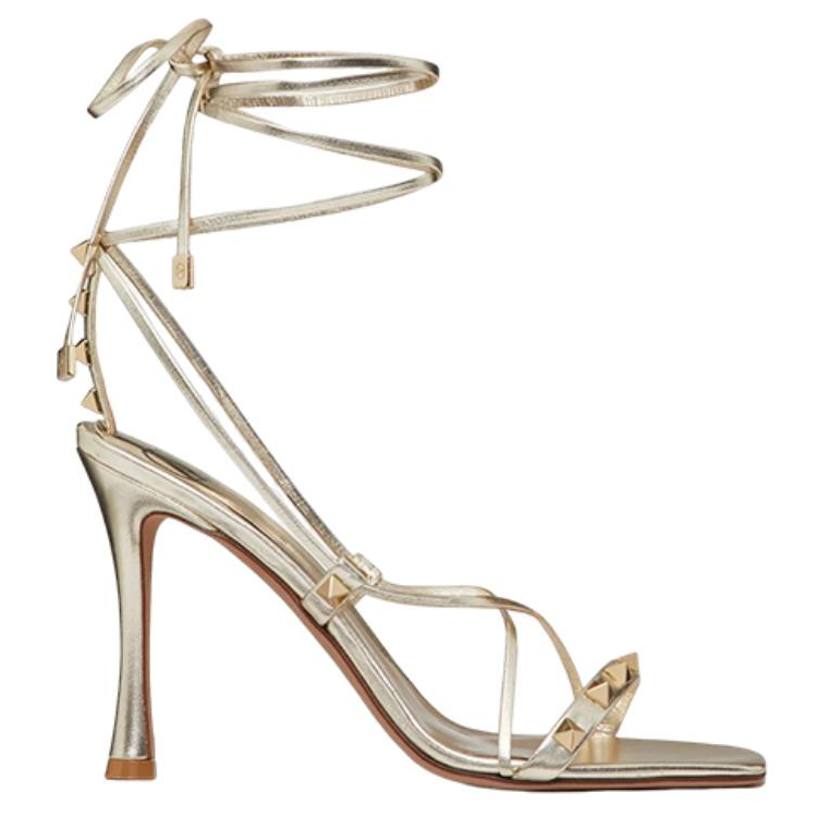 Order (W) 华伦天奴金属色羊皮凉鞋 1W2S0FI6NPLP18