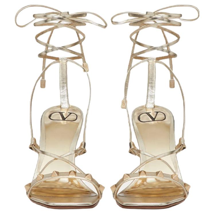 Shop (W) 华伦天奴金属色羊皮凉鞋 1W2S0FI6NPLP18