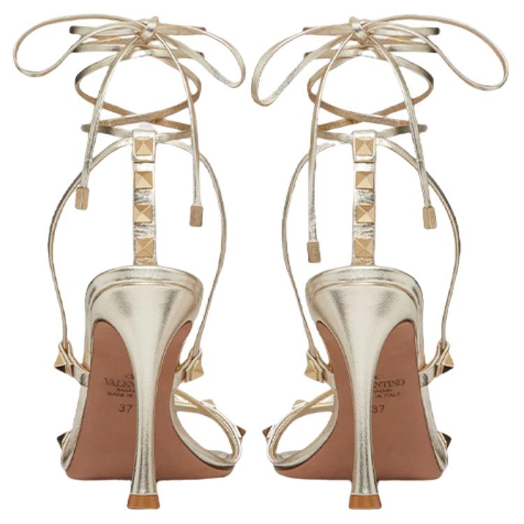 Purchase (W) 华伦天奴金属色羊皮凉鞋 1W2S0FI6NPLP18