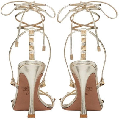 (W) ヴァレンティノ メタリック ナッパレザー サンダル 1W2S0FI6NPLP18 Purchase (W) ヴァレンティノ メタリック ナッパレザー サンダル 1W2S0FI6NPLP18