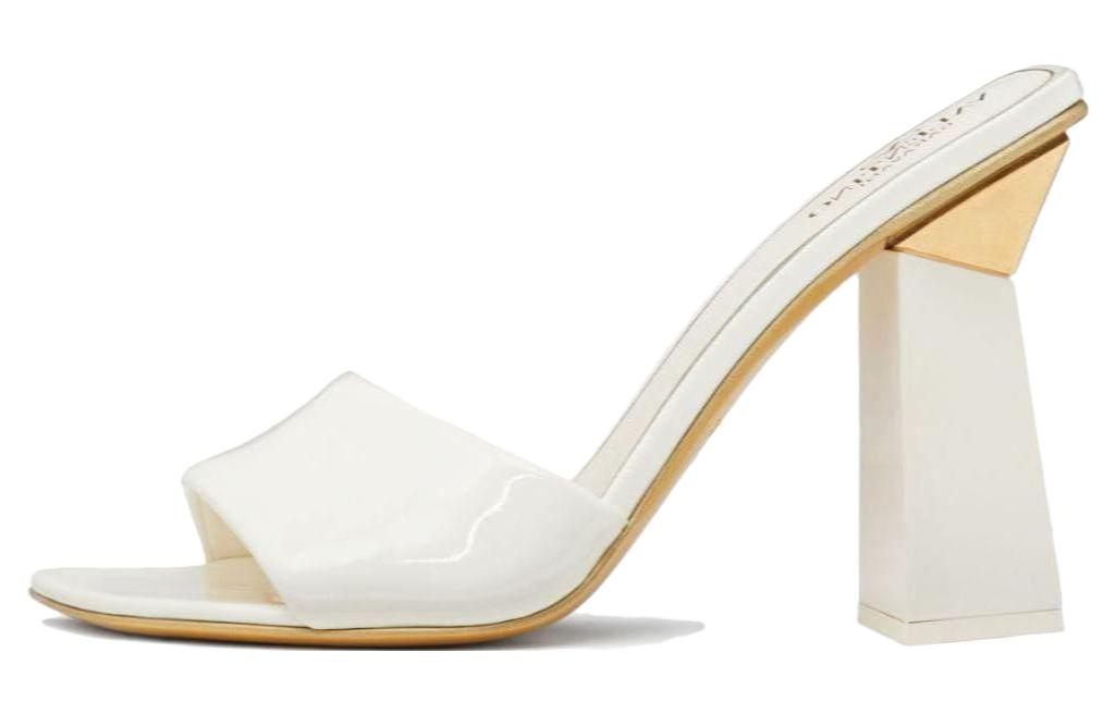 (W) Valentino One Stud 'Beige High Heel'