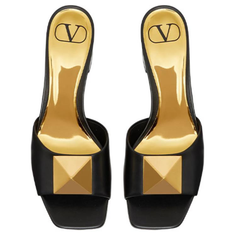 Shop (W) Valentino One Stud 'Negro' XW0S0EL3CYI0NO
