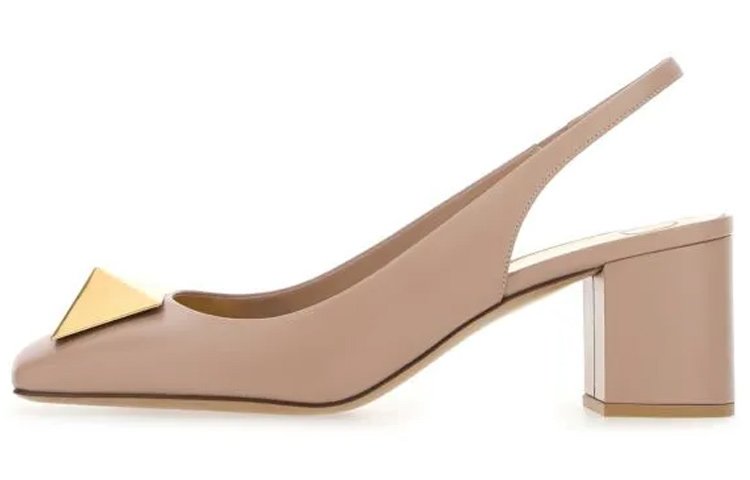 (W) Valentino One Stud 'Pink Patent Leather'