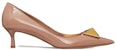 (Women) Valentino One Stud 'Pink Patent Pointed Toe Stiletto' 1W2S0FH9LAFGF9