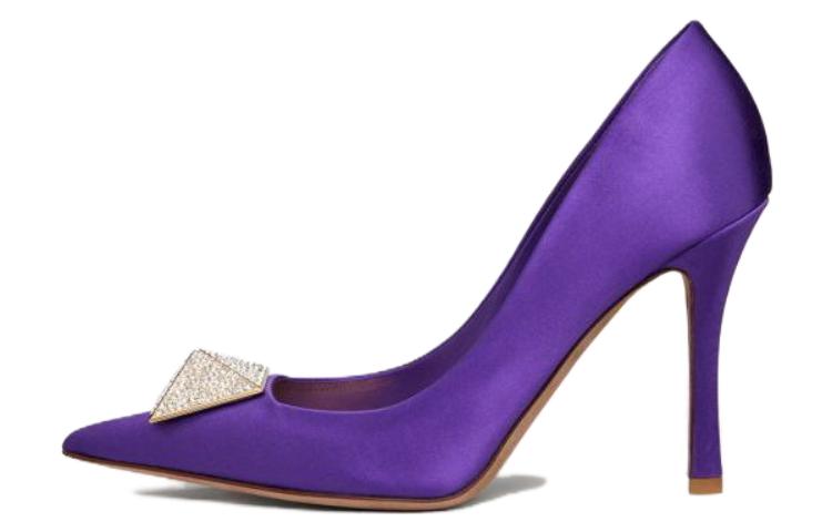 (W) Valentino One Stud 'Purple Crystal'
