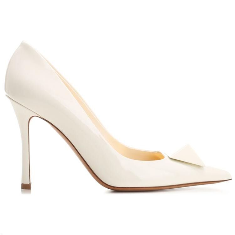 (W) Valentino One Stud 'White Patent' 圖 2