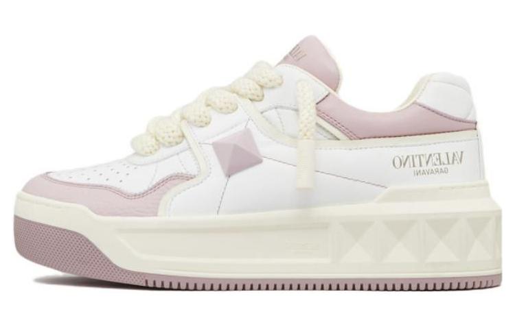 (Women) Valentino One Stud 'White Purple' 3W2S0FQ4XTMMR4