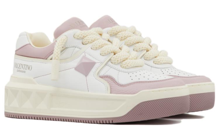 Lookbook (Women) Valentino One Stud 'White Purple' 3W2S0FQ4XTMMR4