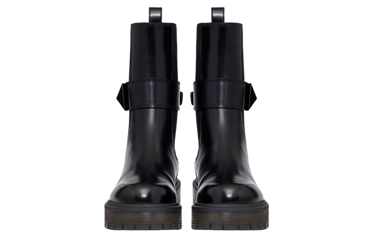 (W) Valentino One Stud Chelsea Boot 'Black' 圖 4